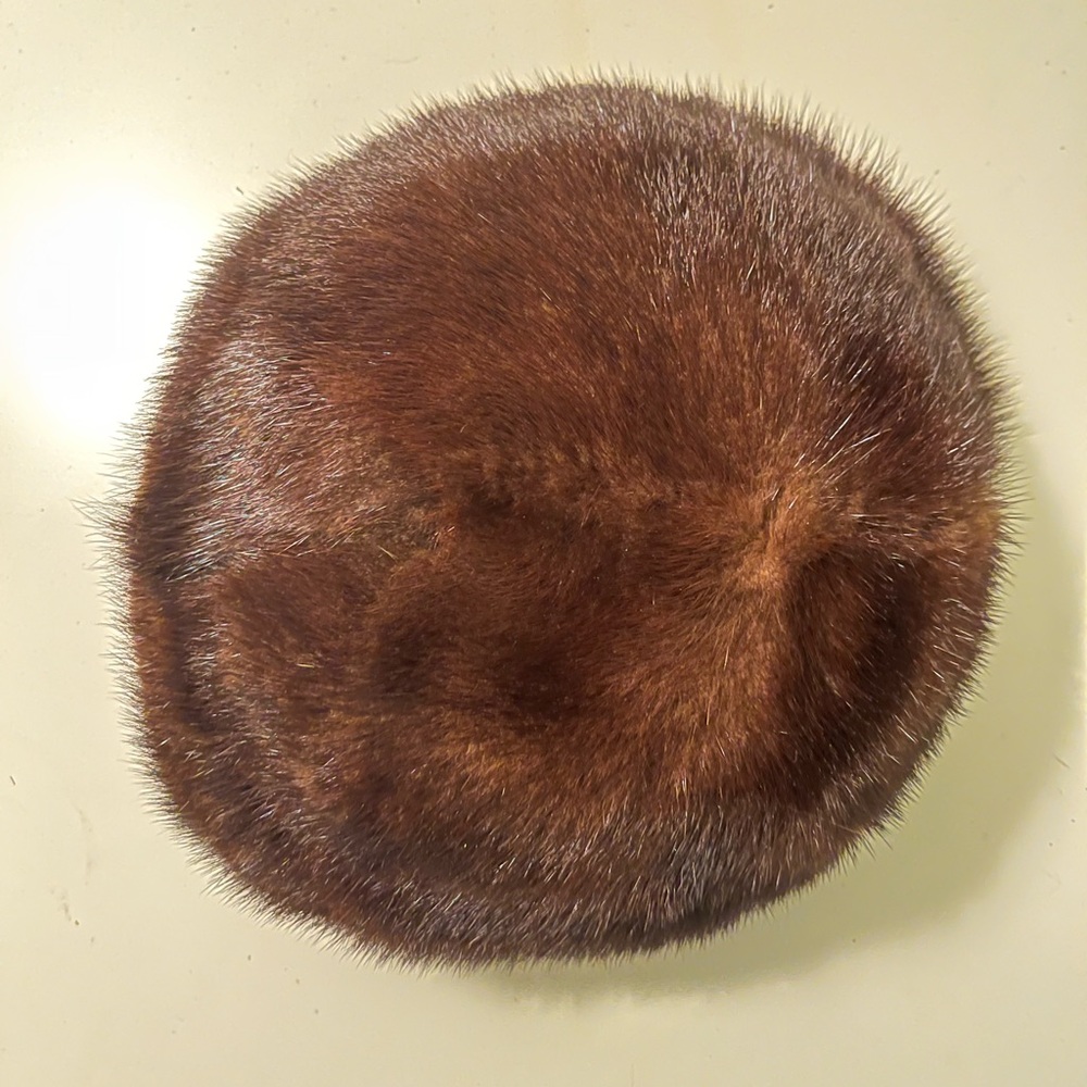 Elegant Brown Fur Women's Hat
